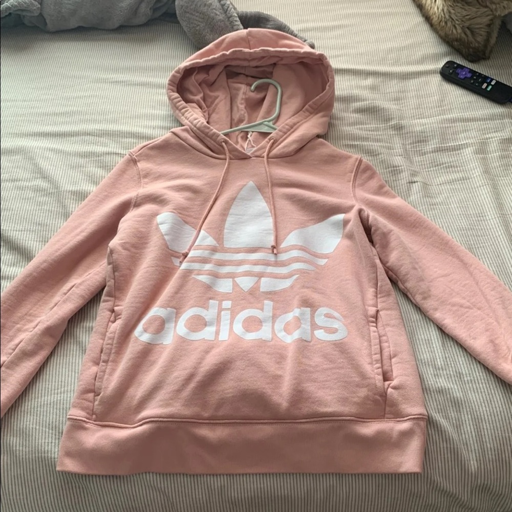 Adidas pink Hoodie